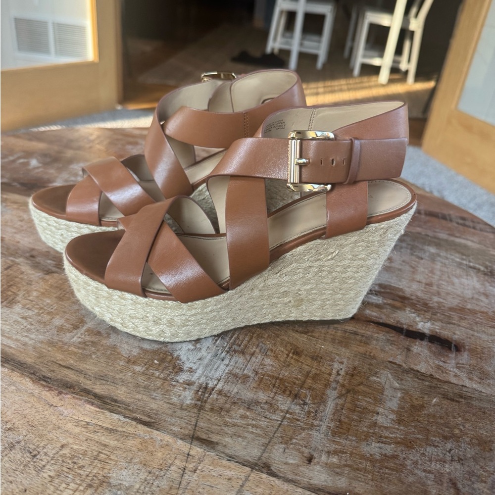 Brown Wedge Sandals